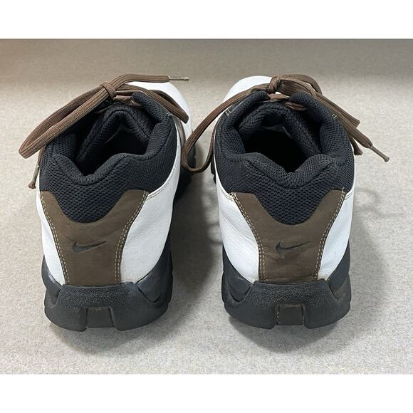 Nike Golf Shoes Brown White 309894-121 Leather Golfing Cleats Men’s Size 9.5 main image 6